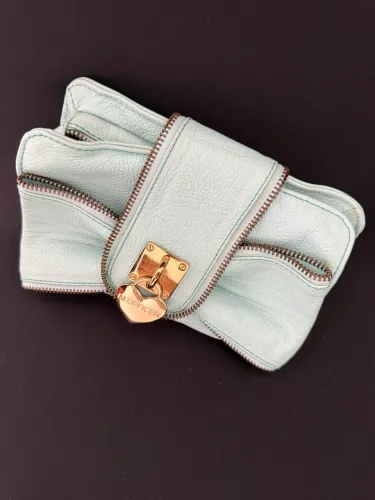 M oficcer bolsa de mão couro