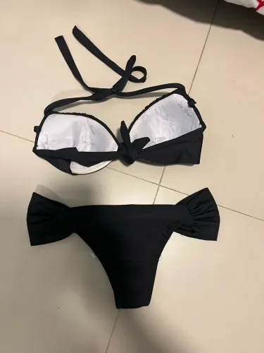 Biquíni preto TAM P 