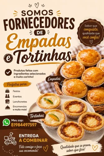 Fornecedores Empadas e tortinhas