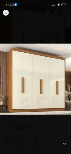 Guarda roupa casal 6 portas