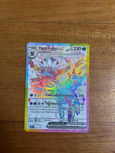 Carta Pokémon Hydreigon Ex Tera Full Art 223/191 Original