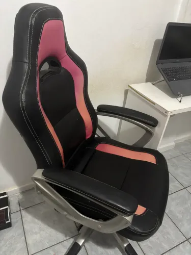 Cadeira Gamer BRX 719 Vermelha e Preta - Até 120kg