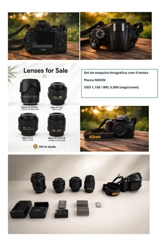 Câmera fotográfica Nikon 