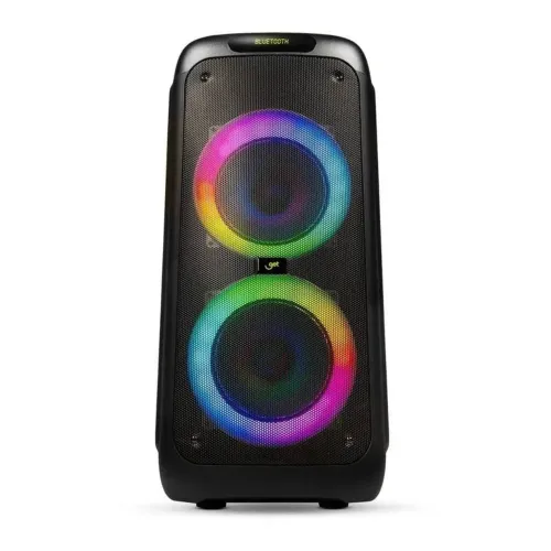 Caixa de Som Amplificada GT Evoke 1001 1000w Rms TWS, Bluetooth Rádio FM Goldentec Get