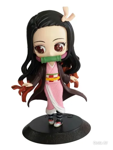 figura de ação Nezuko Demon Slayer.