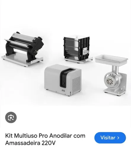 Kit multiuso Pro com amassadeira 3Kg Anodilar 127-220volts