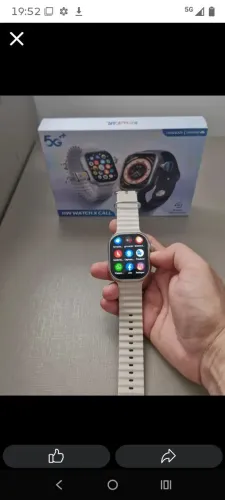 Smartwatch 5G chip câmera whatsapp 