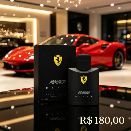 Perfume masculino Ferrari Black 125ml