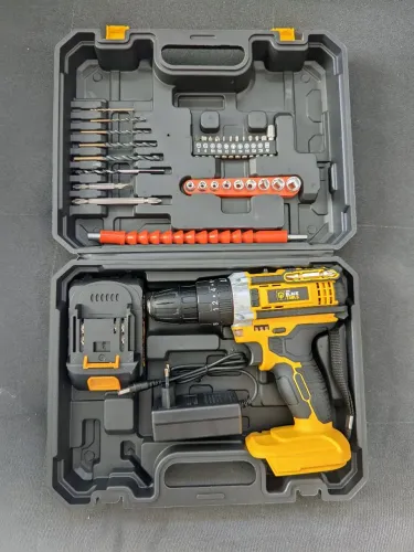 *COM IMPACTO***. PARAFUSADEIRA FURADEIRA PROFISSIONAL 21V THE BLACK TOOLS
