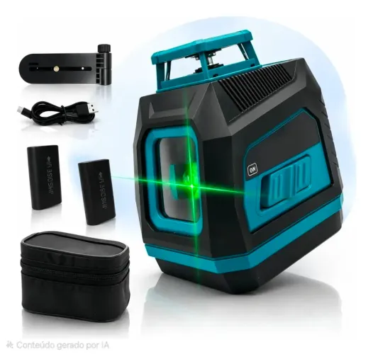 Nivel lazer Verde 5 linhas Alcance de 50m