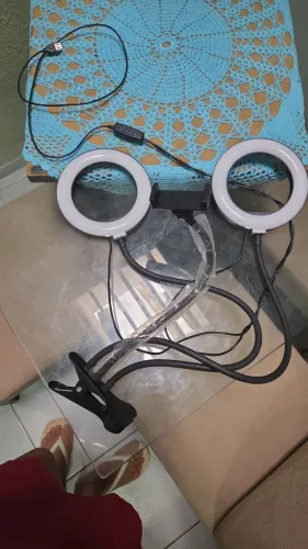 Ring light para vídeos e fotos