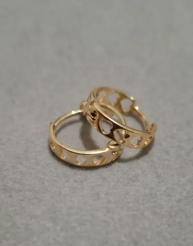 Argola de ouro 18k
