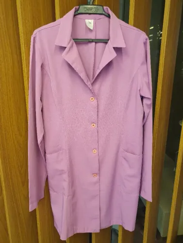 Jaleco Feminino Manga Longa Rosa