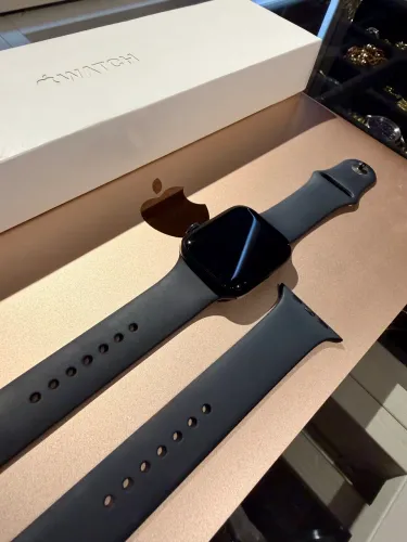 Apple Watch Series 8 45mm GPS Midnight Impecável + Caixa + Pulseira M/L