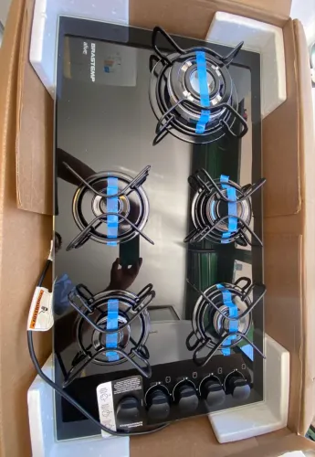 Cooktop Brastemp 5 bocas Quadri chama novo