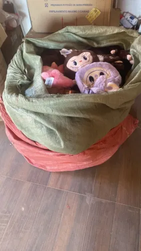 Lote Bolsa e Mochila Labubu