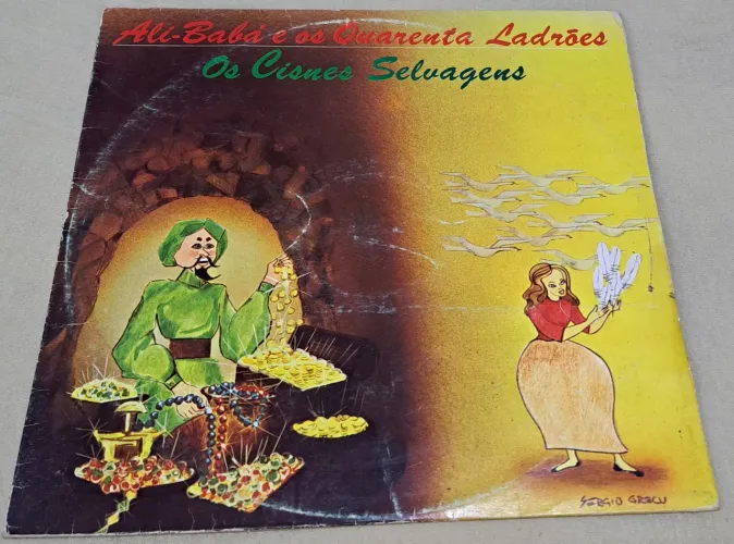 LP DISCO VINIL - ALI-BABÁ E OS QUARENTA LADRÕES & OS CISNES SELVAGENS