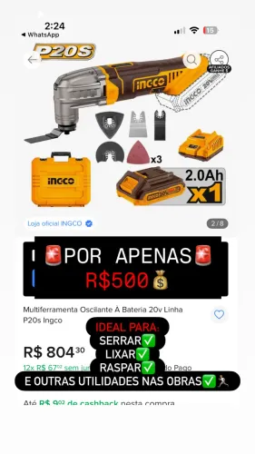 Multi Ferramenta Ingico VENDO OU TROCO