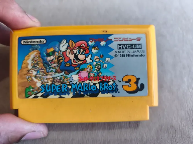 Fita super Mario 3 japonesa nintendinho original