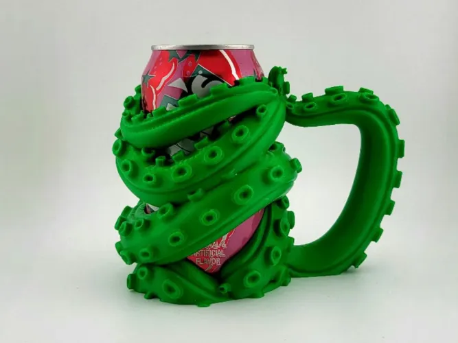 Porta latas em 3 d