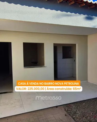 Casa à venda no Bairro Nova Petrolina, 2 quartos, Petrolina