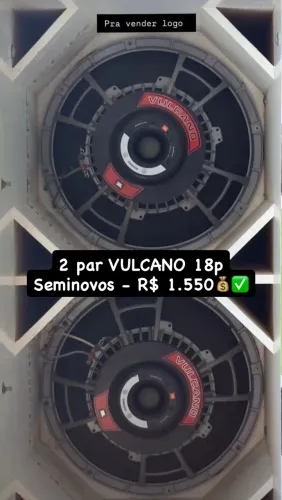 2 PAR VULCANO 18 polegadas