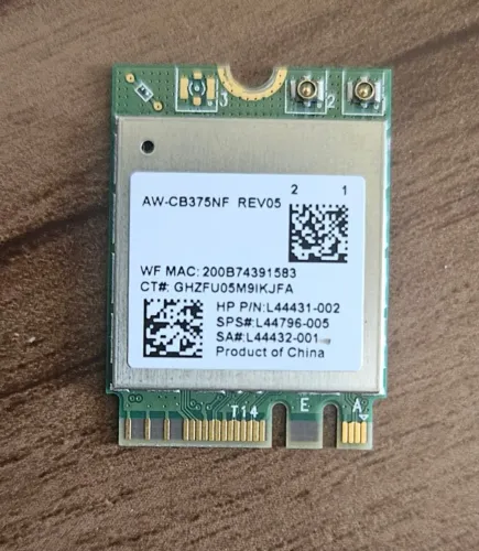 Placa de rede Wi-Fi + Bluetooth Dual-Band Wireless