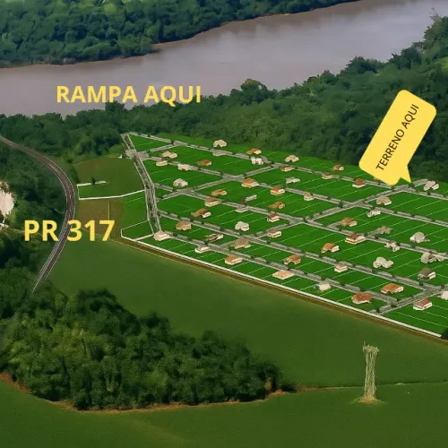 Terreno à Venda - 10 x 37,5 m | Condomínio Moradas do Ivaí