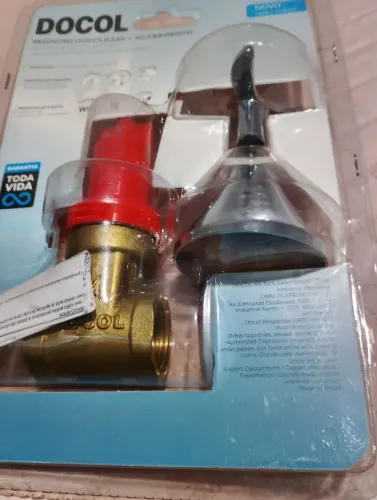 V/Registro Docol base e acabamento novo por 70 reais aceito ?