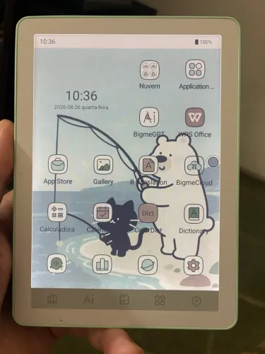 Leitor E-ink Colorido Bigme B6