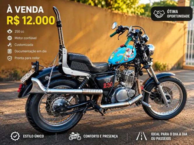Vendo Intruder 250 customizada
