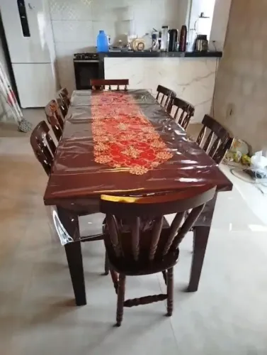 Mesa 8 cadeiras madeira