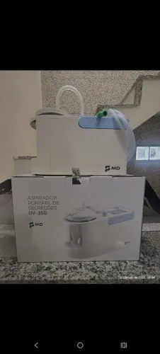 Aspirador de secreções para traqueostomia portátil a bateria