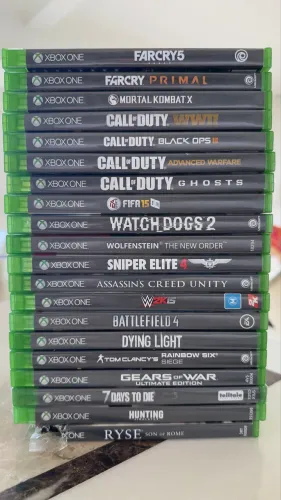 Pack de jogos XBOX ONE (20 jogos originais)