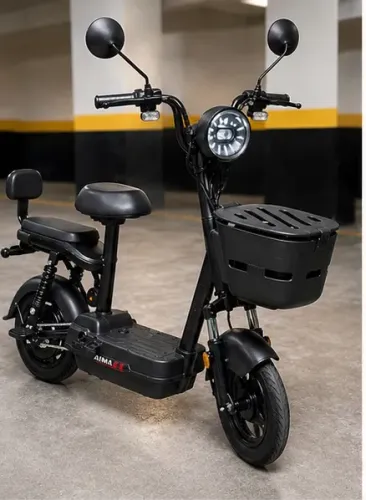 BICICLETA ELÉTRICA AIMA MINI KUYAN SEMI NOVA - COM MENOS DE 30KM RODADOS! 