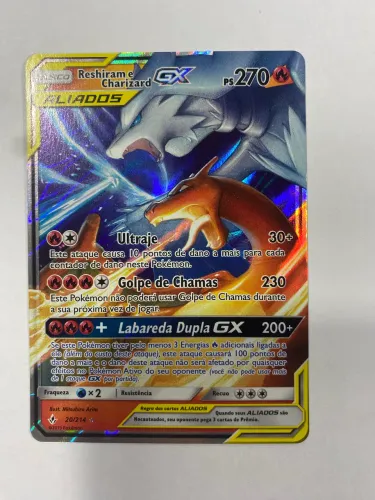 Carta Pokémon em excelente estado 