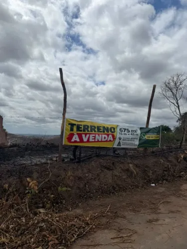 Terreno pronto para construir na estrada da Santa, em Baturité