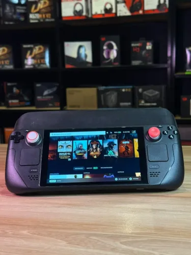 Steam Deack 256 gb + 1 cartão de memoraia de 256 gb - Produto semi novo (Loja Física)