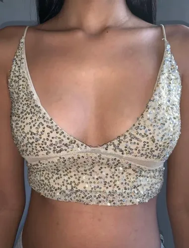 Cropped de brilho