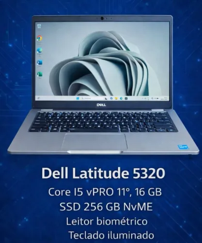 Notebook Dell Latitude 5320 Semi Novos Garantia e NF