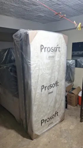 Cama box. Premium 12cm de espuma.