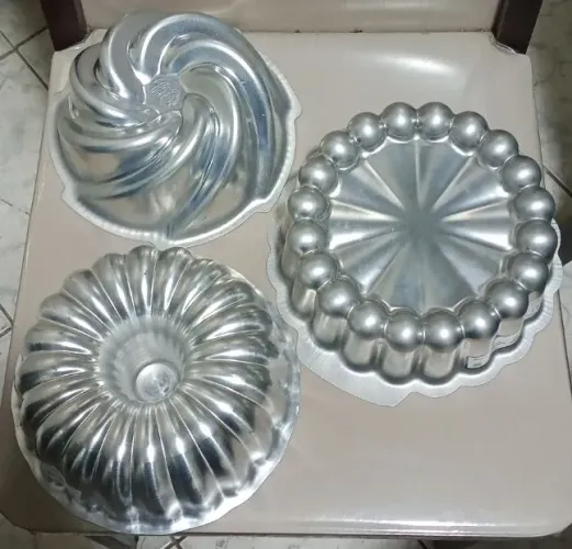 Kit 3 Formas Bolo Caparroz