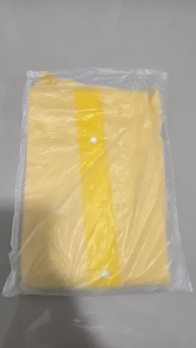 Capa de chuva amarela tamanho G