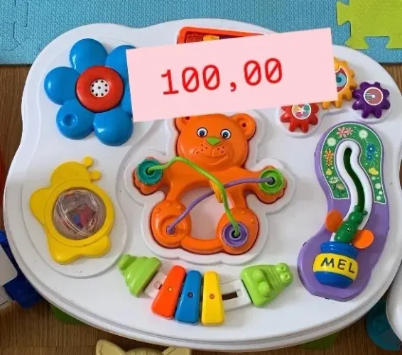 Mesa Didática Infantil Educativa Som Smart Table Tateti