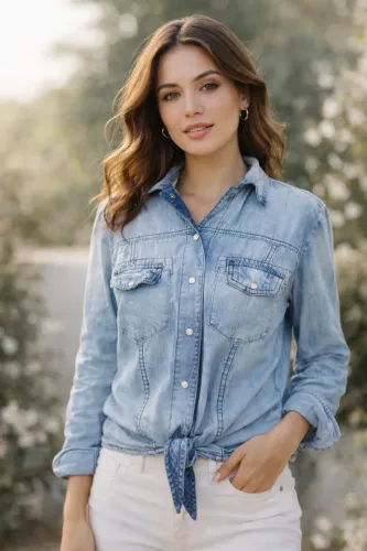 Camisa Feminia Jeans - Tam 40