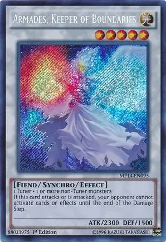 Yugioh!!! Armades, Keeper of Boundaries MP14-EN095 Secret Rare