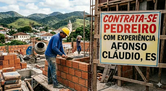 Contrata-se pedreiro 