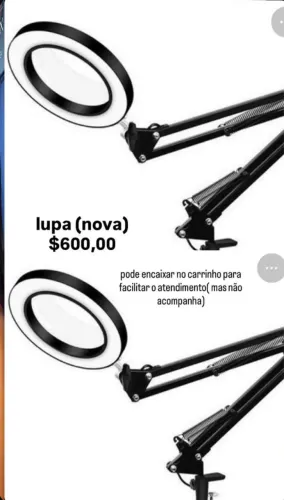 Lupa profissional para estética