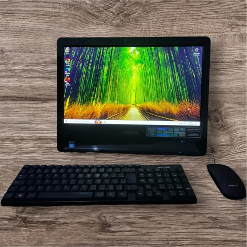 All In One Positivo Union C1260 | SSD Rápido + Teclado e Mouse + Office e Impressora HP