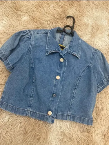 Blusinha Feminina Jeans
